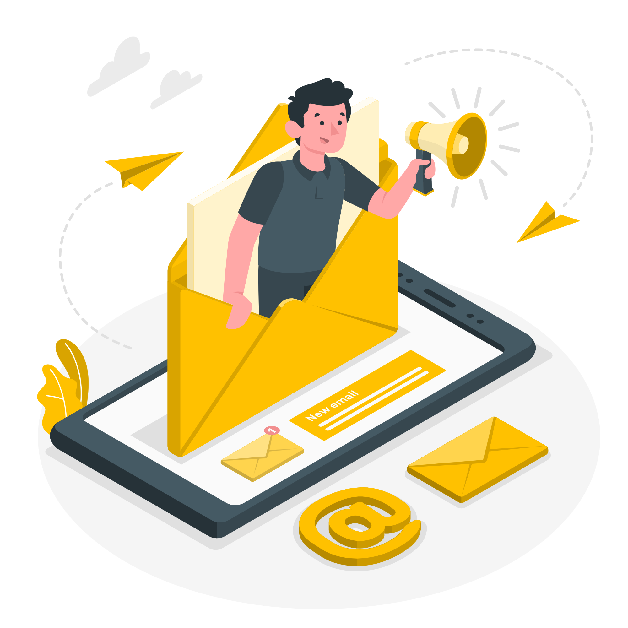 email and WhatsApp communication services